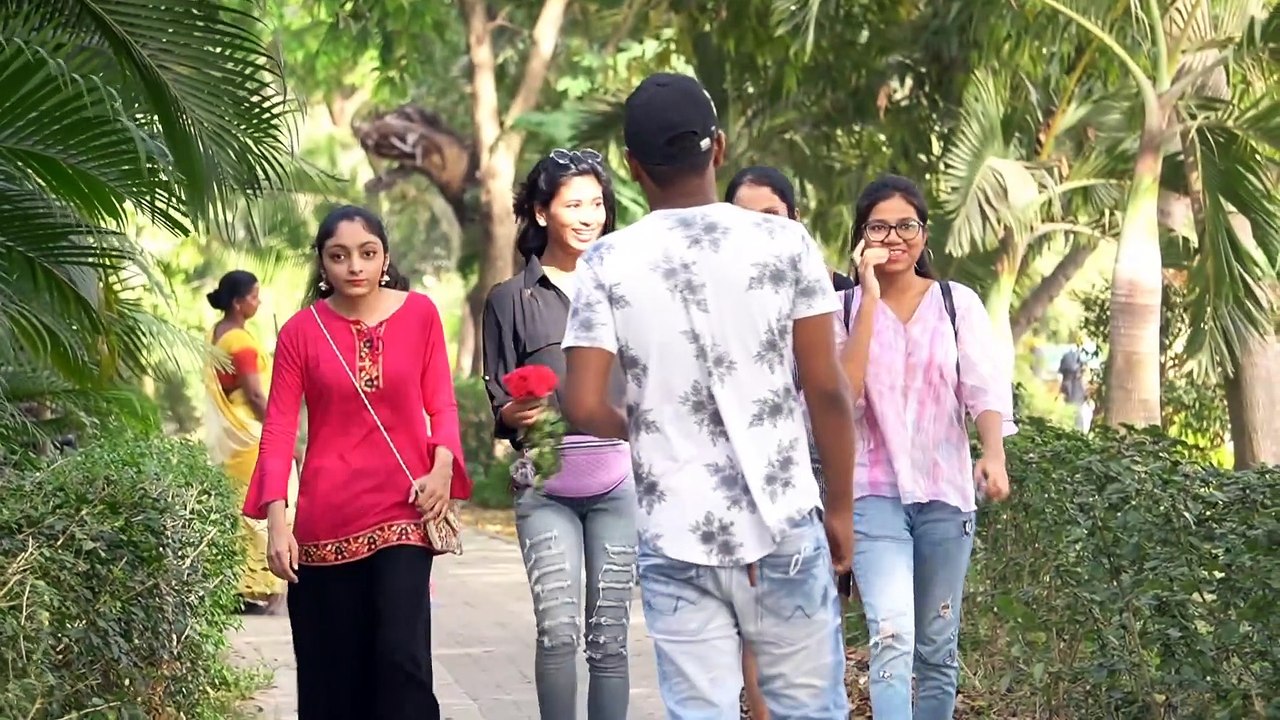 PRANK ON CUTE GIRLS  EPIC REACTION  GONE FUNNY