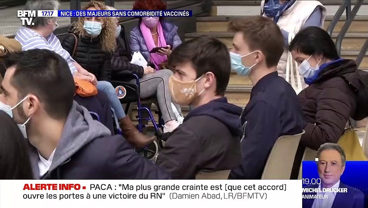 Nice: des majeurs sans comorbidité vaccinés - 02/05