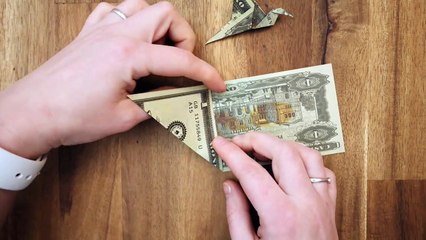 Money Origami Bird  How To Make A Dollar Origami Animal