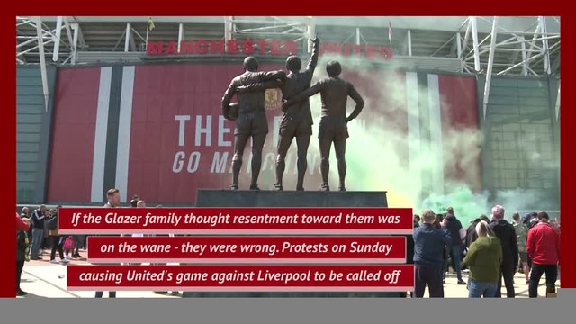 Man Utd v Liverpool match postponed after Old Trafford fan protest
