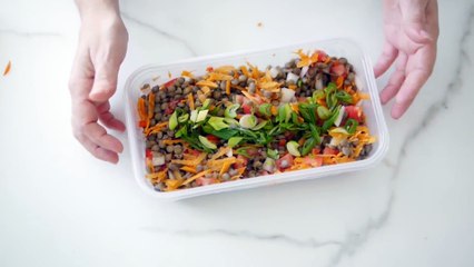 MEALPREP_ 6 COMIDAS PARA GUARDAR CON LENTEJAS #1000PREP