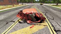High Speed Traffic Crashes #85 - Beamng Drive | Crashboompunk