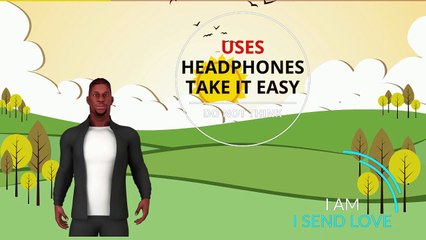 Guided meditation, being a pebble thrown into a river