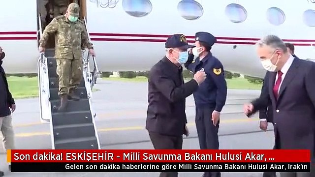 Son dakika! ESKİŞEHİR - Milli Savunma Bakanı Hulusi Akar, Muharip Hava Kuvveti Komutanlığının bulunduğu Eskişehir'e geldi