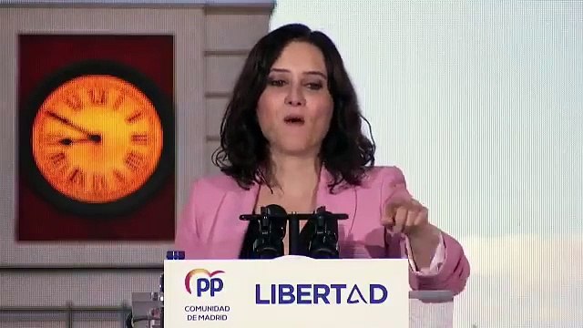 Ayuso: Por cierto, Pablo Iglesias, yo sonrío cuando quiero porque no soy de Podemos
