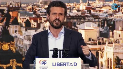 Casado en el cierre de campaña del PP: "El 4M va a ser el principio del fin de Pedro Sánchez"