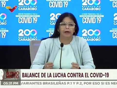 Vicepdta. Rodríguez: EE.UU. es de los países que acumula más vacunas en el mundo de forma criminal