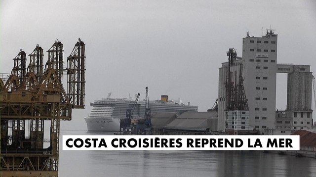 Les bateaux de Costa Croisières s'apprêtent à reprendre la mer
