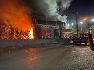 Kapalı restoranda patlama meydana geldi