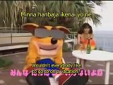 Crash Bandicoot Japanese Music Video (クラッシュ万事休す) Translated   Lyrics