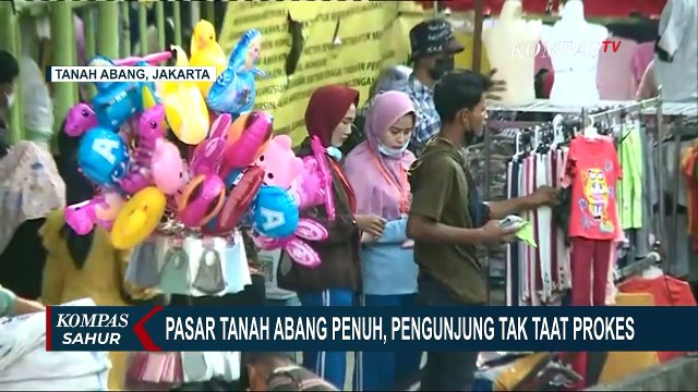 Pengunjung Pasar Tanah Abang Membludak! Anies Baswedan Buat Peraturan