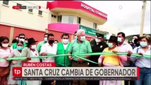 Santa Cruz cambia por primera vez de gobernador, Rubén Costas cierra un ciclo de 15 años