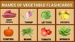 Names Of Vegetables Flashcards For Toddlers / Learning Names Of Vegetables In English For Kids