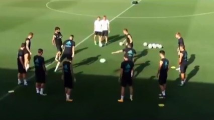 Real Madridli yıldız yüzüne top gelince çıldırdı!