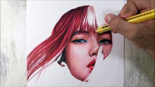 Drawing BLACKPINK (Lisa) - Woa Art
