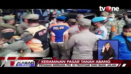 Tải video: Razia PKL di Pasar Tanah Abang Ricuh