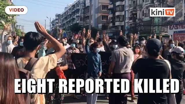Eight reported killed as Myanmar protests aim to 'shake the world'