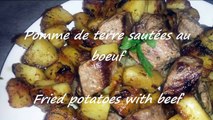 Pomme De Terre Sautés Au Boeuf/ Fried Potatoes With Beef