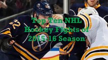Top Ten Nhl Hockey Fights Of The 2015-2016 Season
