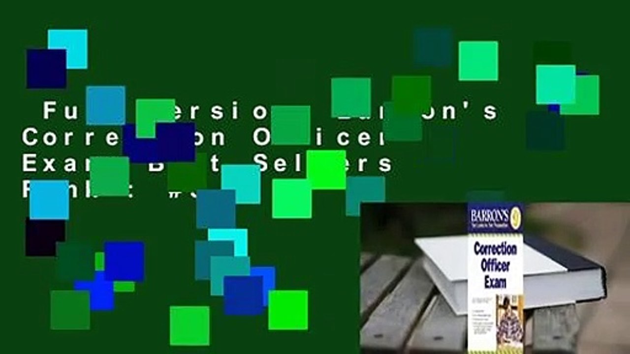 Full version  Barron's Correction Officer Exam  Best Sellers Rank : #5