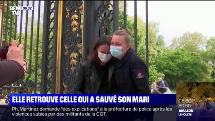 Elle retrouve celle qui a sauvé son mari, victime d'un malaise dans le parc Monceau à Paris