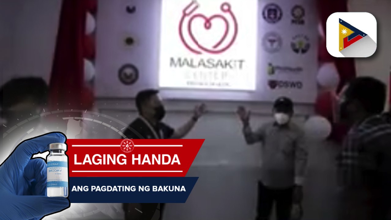 Dalawang Malasakit Center, binuksan sa magkaibang ospital sa Palo, Leyte; mga medical frontliners at ilang pasyente, binigyan ng ayuda