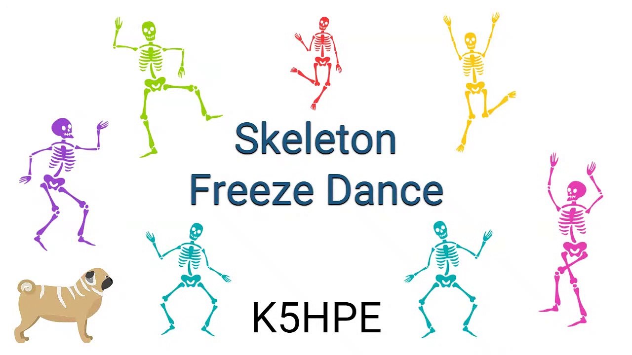 Skeleton Freeze Dance (6 Mins)