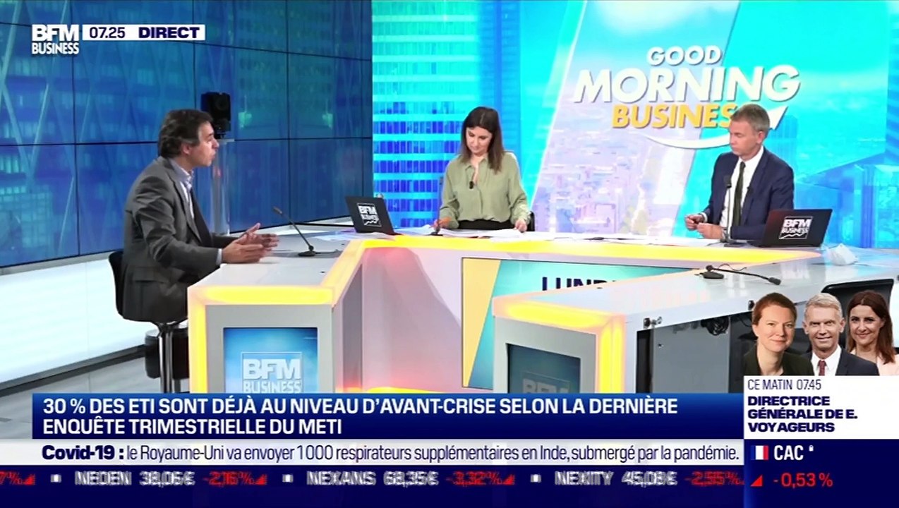 Frédéric Coirier (METI) : 30% des ETI déjà au niveau d'avant crise selon la dernière enquête du METI - 03/05
