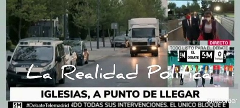 Hemeroteca: Pablo Iglesias cambió de chofer a taxi antes de llegar al debate de Telemadrid