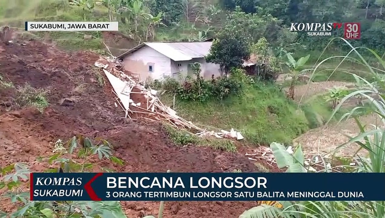 3 Orang Tertimbun Longsor Satu Balita Meninggal Dunia