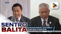 DND Sec. Lorenzana, iginiit na tugma ang kanilang pananaw ni Pangulong Duterte sa isyu ng WPS; Palasyo, iginiit ang mapayapa at ligal na paraan para maipaglaban ang ating karapatan sa WPS