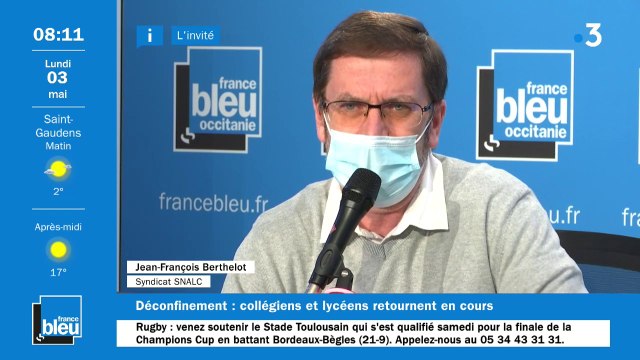 Jean-François Berthelot, représentant du SNALC dans l'académie de Toulouse