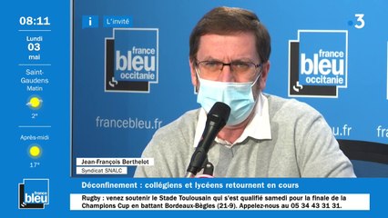 Jean-François Berthelot, représentant du SNALC dans l'académie de Toulouse
