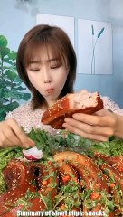 Télécharger la video: CHINESE EATING SUPER FOODS SHOW Eating Chicken Wings || eat seafood || Eating Meat ||  Eating Pork Ribs