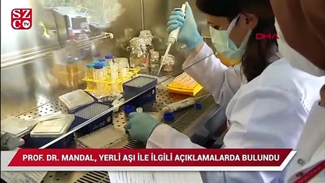 Prof. Dr. Mandal, Yerli aşı ve ilaç çalışmaları ile ilgili açıklamalarda bulundu