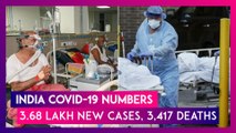 India Covid-19 Numbers: 3.68 Lakh New Covid-19 Cases, 3,417 Deaths; 1.99 Crore Total Cases