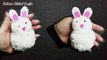 Pom Pom Bunny Making With Fingers | Super Easy Easter Bunny | Easter Crafts Ideas | Pom Pom Rabbit