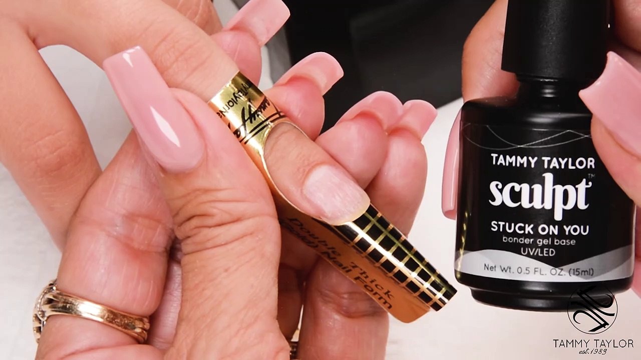 ❤ Chit Chat | Very Short Square Sculpt Nail | Tammy Taylor