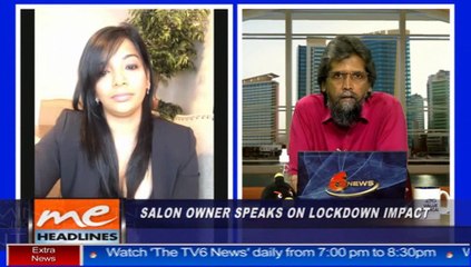 Salon owner speaks on lockdown impact - 3rd May, 2021