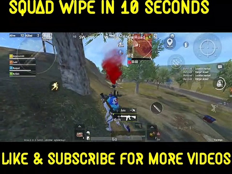 Pubg Mobile Lite Squad Wipe In 10 Second