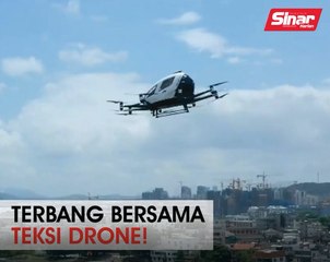 Terbang bersama kami dengan teksi drone!