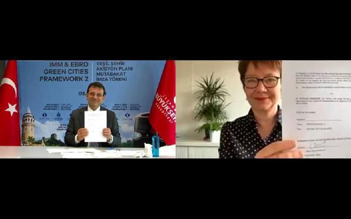İBB İLE AVRUPA İMAR VE KALKINMA BANKASI ARASINDA MUTABAKAT METNİ İMZALANDI
