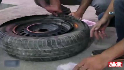 Yedek lastikten bir zamanların efsanesi bakın ne çıktı!
