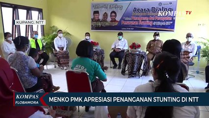 Menko PMK Apresiasi Penanganan Stunting di NTT