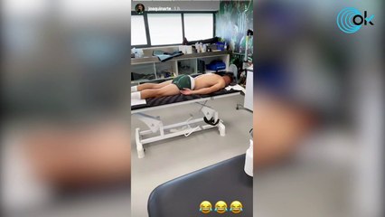 Joaquín reaparece en Instagram con un desternillante show tras el fisio