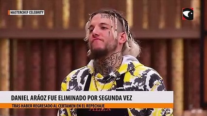 Daniel Aráoz fue eliminado por segunda vez