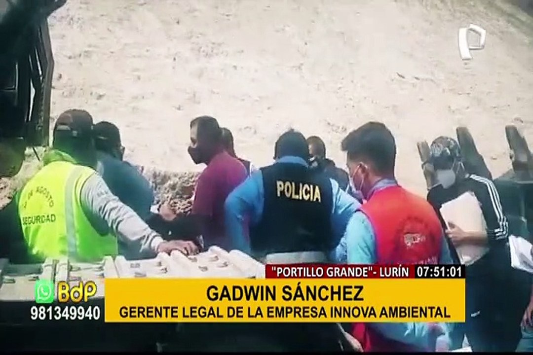 Relleno sanitario en Lurín: protestan contra empresa por dejar desechos hospitalarios al aire