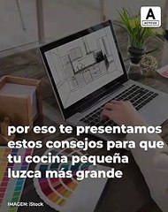 Consejos para que tu cocina pequeña luzca más grande | ActitudFem
