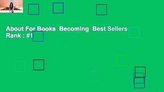 About For Books  Becoming  Best Sellers Rank : #1
