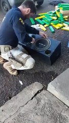 PRF apreende 111 quilos de maconha na BR-487, em Alto Paraíso